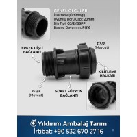 SİSLEME YAĞMURLAMA ADAPTÖR 2 LİK 63"x50" İNÇ RAİNY (KARGO DAHİL)