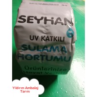 NAYLON SERME SULAMA HORTUMU UV Lİ OPAK BEYAZ 100 MT 08CM ENİ 50 LİK  (KARGO DAHİL)  