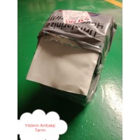 NAYLON SERME SULAMA HORTUMU UV Lİ OPAK BEYAZ 100 MT 08CM ENİ 50 LİK  (KARGO DAHİL)  