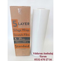 SİLAJ  STRECİ 25mic 75CMx1500MT ECOPLAST STANDART EN UCUZ (KARGO DAHİL)