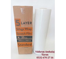 SİLAJ  STRECİ 25mic 75CMx1500MT ECOPLAST STANDART EN UCUZ (KARGO DAHİL)