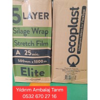 SİLAJ  STRECİ 25mic 50CMx1800MT ECOPLAST EN UCUZ (KARGO DAHİL)