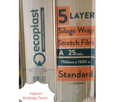 SİLAJ  STRECİ 25mic 75CMx1500MT ECOPLAST EN UCUZ (KARGO DAHİL)