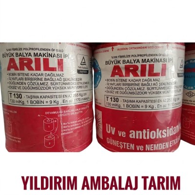 ARILI BALYA İPİ PRİZMATİK T 130 (2 BOBİN 18 KG) (KARGO DAHİL) ARILI BALYA İPİ PRİZMATİK T 130 (2 BOBİN 18 KG) (KARGO DAHİL)