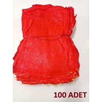 ÇUVAL  FİLE KIRMIZI 65CMx100CM PİDOK (100 LÜ) (KARGO DAHİL)