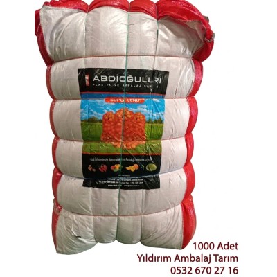 ÇUVAL FİLE KIRMIZI 65CMx100CM ABDİOĞLU (1 000 Lİ) (KARGO DAHİL) (PATATES SOĞAN ÇUVALI) ÇUVAL FİLE KIRMIZI 65CMx100CM ABDİOĞLU (1 000 Lİ) (KARGO DAHİL) (PATATES SOĞAN ÇUVALI)